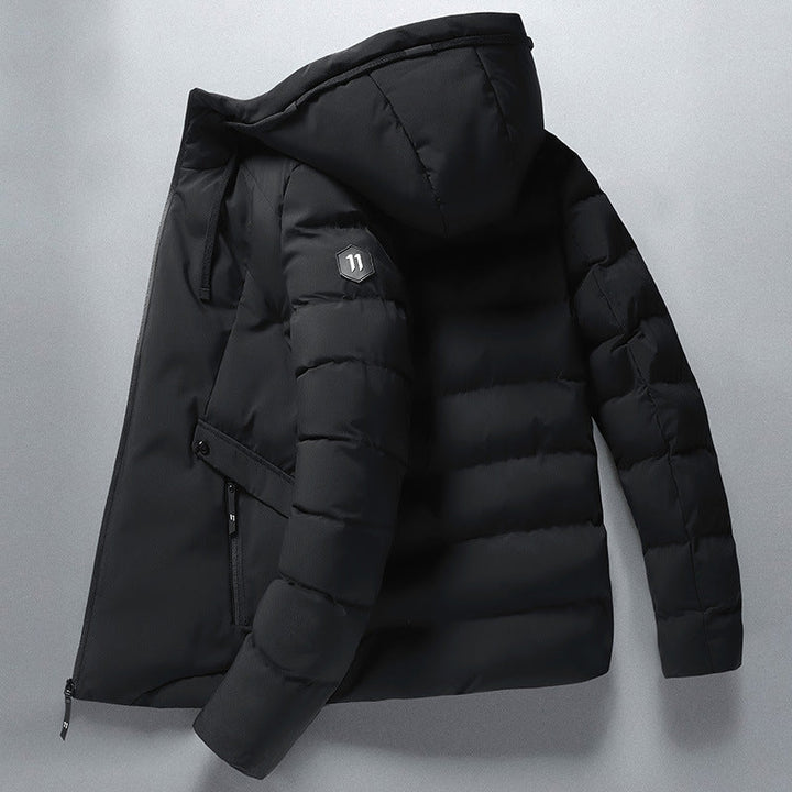 Waterproof Comfortable Men's Winter Jacket - Finn-Black-M-Nora Luxe