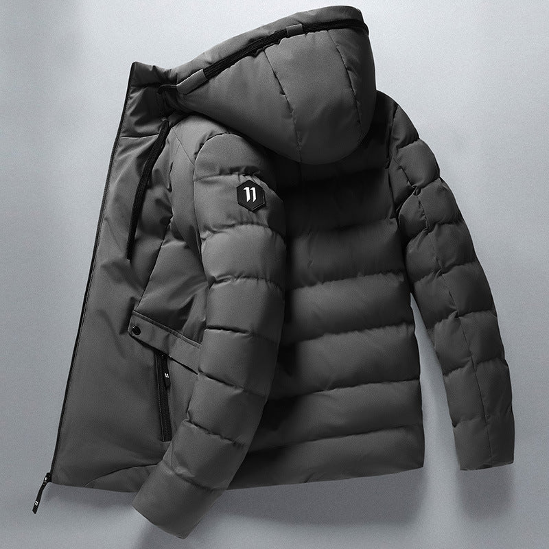 Waterproof Comfortable Men's Winter Jacket - Finn-Black-M-Nora Luxe