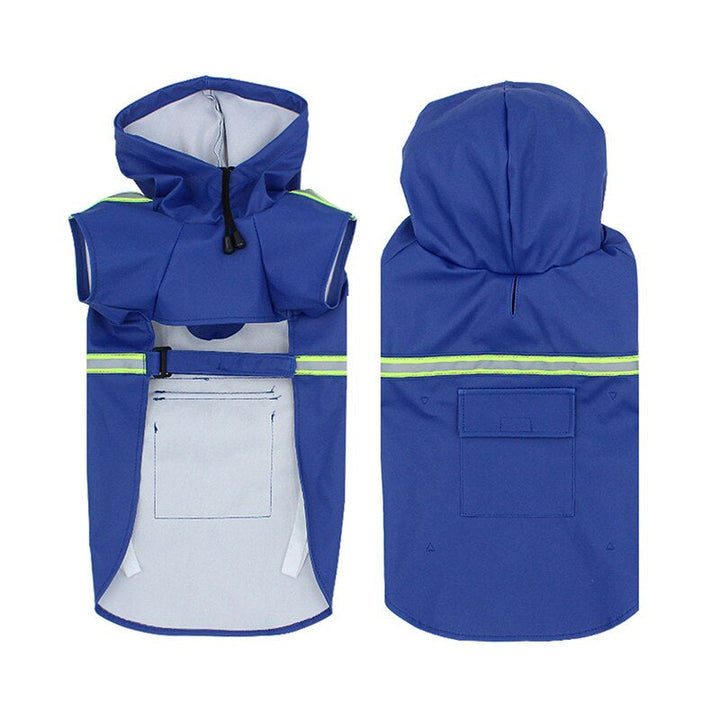 Waterproof Dog Coat - StormPaw-Blue-S-Nora Luxe