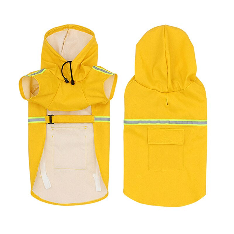 Waterproof Dog Coat - StormPaw-Yellow-S-Nora Luxe