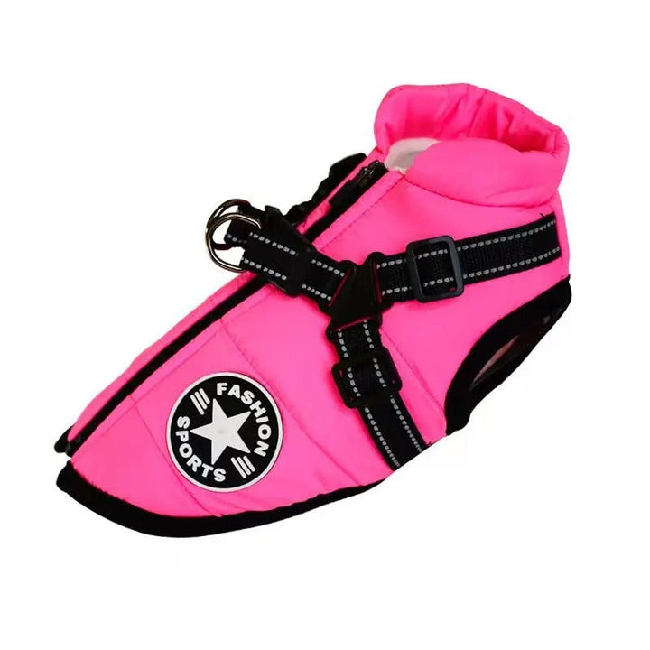 Waterproof Dog Jacket - RainRover-Pink-S-Nora Luxe