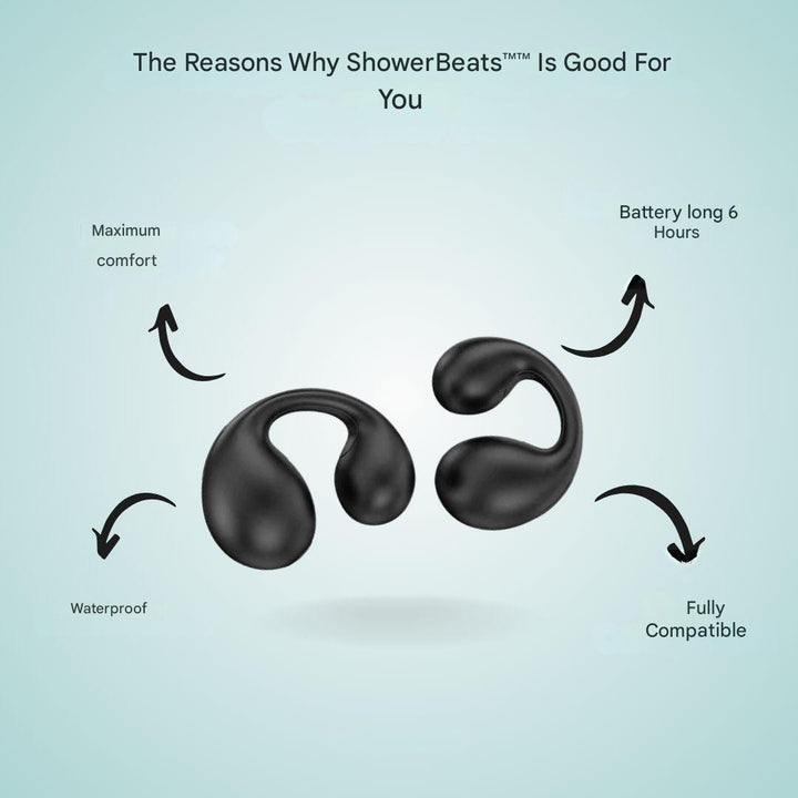 Waterproof Earplugs - HydroTunes-Black-Nora Luxe