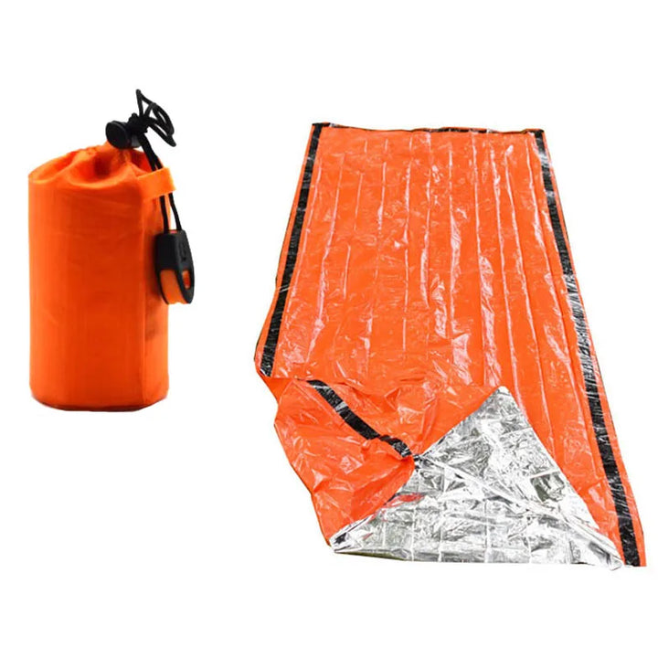 Waterproof Emergency Sleeping Bag - SurvivalShield Bivy-Orange-Nora Luxe