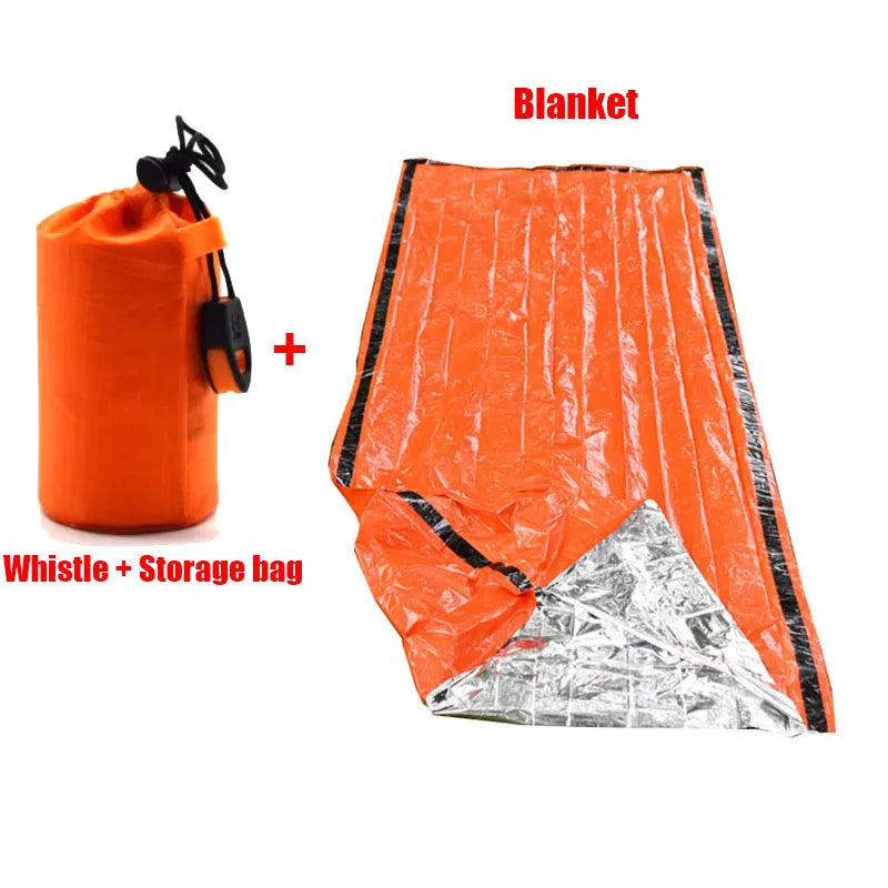 Waterproof Emergency Sleeping Bag - SurvivalShield Bivy-Orange-Nora Luxe