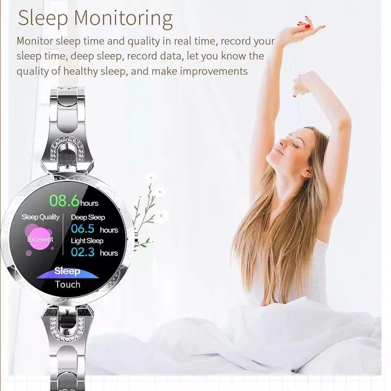 Waterproof Fitness Watch - AquaFit Smartwatch-Blue-Nora Luxe