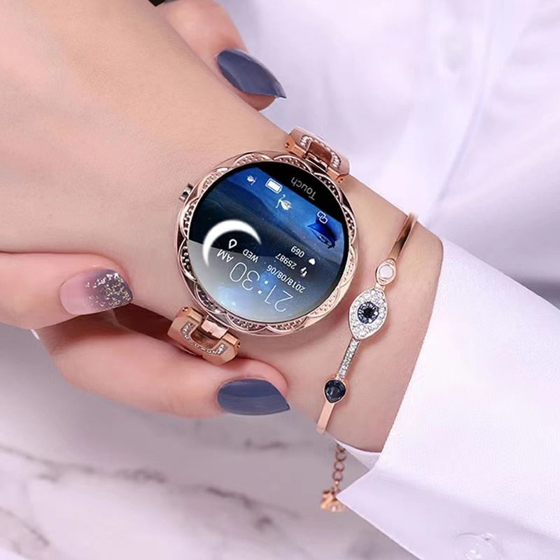 Waterproof Fitness Watch - AquaFit Smartwatch-Blue-Nora Luxe