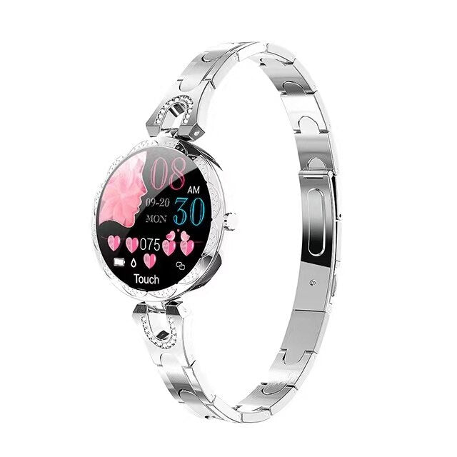 Waterproof Fitness Watch - AquaFit Smartwatch-Silver-Nora Luxe