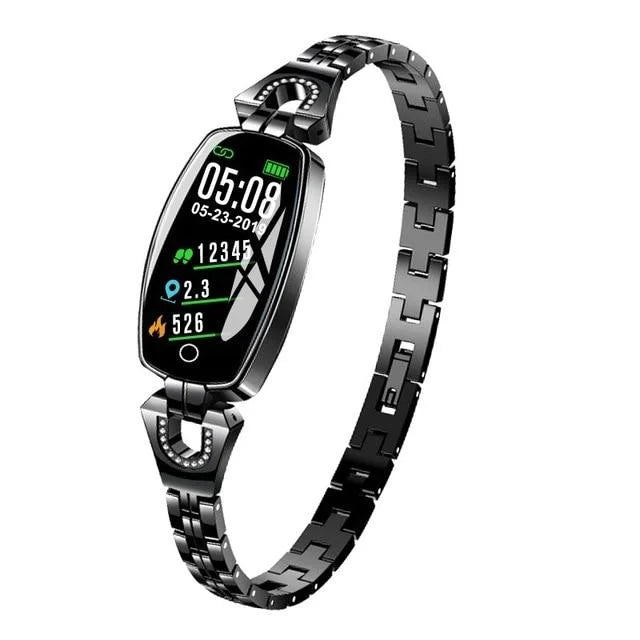 Waterproof Fitness Wristband - FitStyle-Black-Nora Luxe