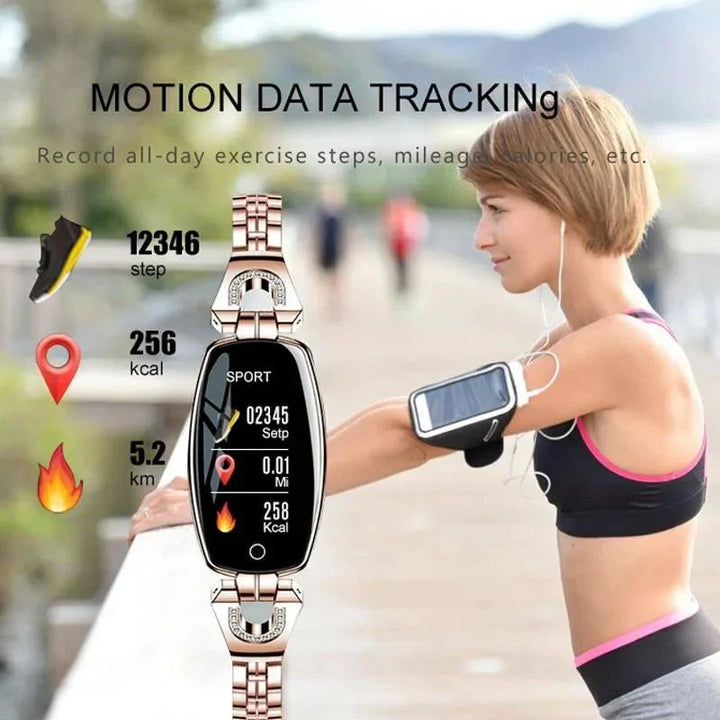 Waterproof Fitness Wristband - FitStyle-Gold-Nora Luxe