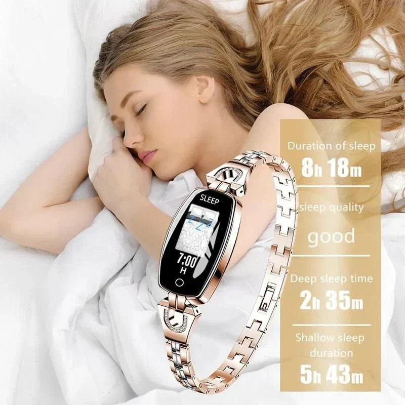 Waterproof Fitness Wristband - FitStyle-Gold-Nora Luxe