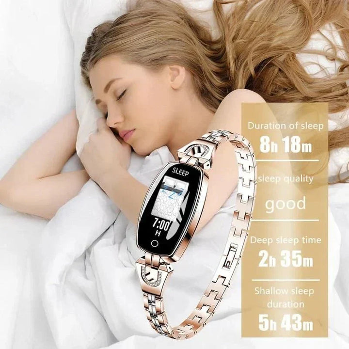 Waterproof Fitness Wristband - FitStyle-Gold-Nora Luxe