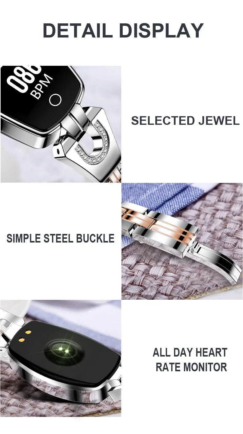 Waterproof Fitness Wristband - FitStyle-Gold-Nora Luxe