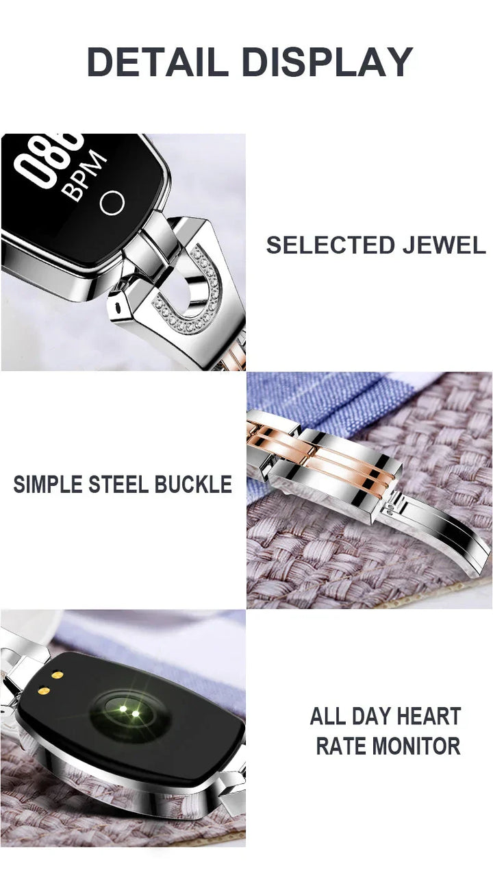 Waterproof Fitness Wristband - FitStyle-Gold-Nora Luxe