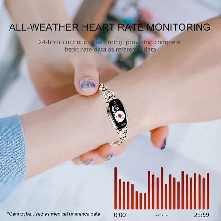 Waterproof Fitness Wristband - FitStyle-Gold-Nora Luxe