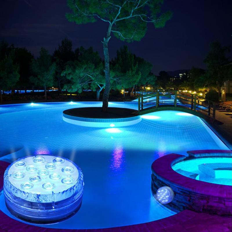 Waterproof LED Underwater Light with Remote Control - GlowRipple-1 + 1 FREE-The Livary