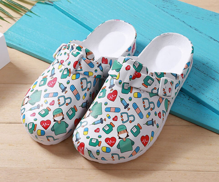 Waterproof & Lightweight Women's Comfort Clogs – Slip-Resistant & Hygienic-A-4-Nora Luxe