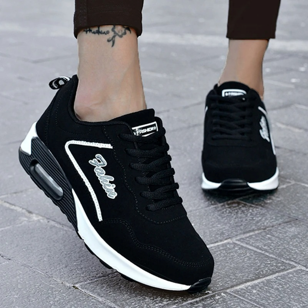Waterproof Lightweight Women's Shoes - Aurora-Black and white-2.5-Nora Luxe