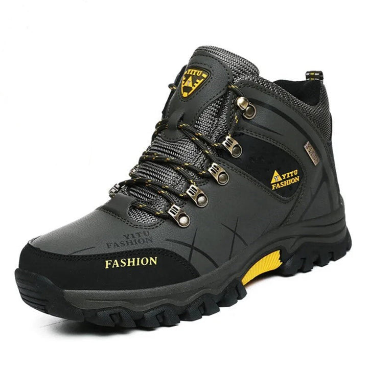 Waterproof Men's Boots with Ergonomic Sole - Victor Winter Guard-Olive Green-8.0-Nora Luxe