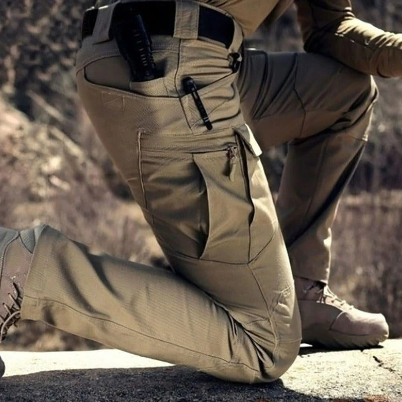 Waterproof Men's Outdoor Trousers - David-Khaki-S-Nora Luxe