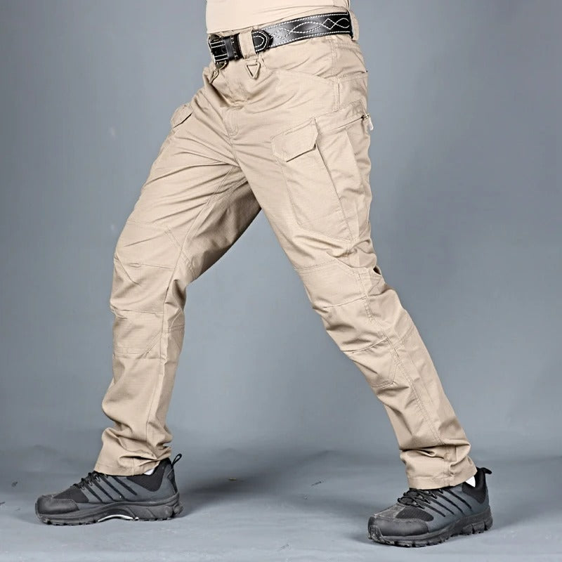 Waterproof Men's Outdoor Trousers - David-Khaki-S-Nora Luxe