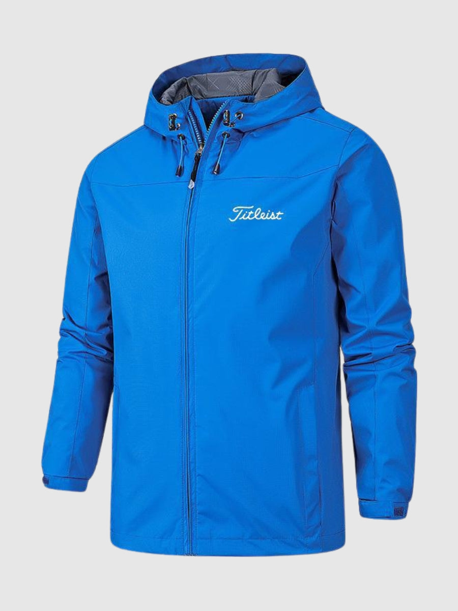 Waterproof Men's Rain Jacket - Arlo-Blue-S-Nora Luxe