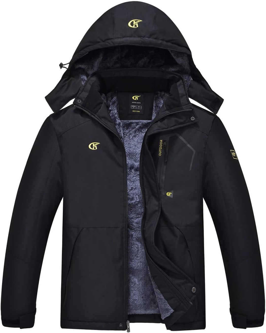 Waterproof Men's Winter Jacket - Max-Black-S-Nora Luxe