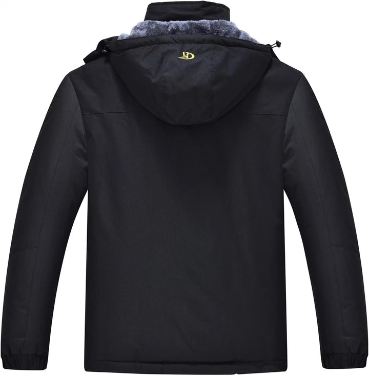Waterproof Men's Winter Jacket - Max-Black-S-Nora Luxe