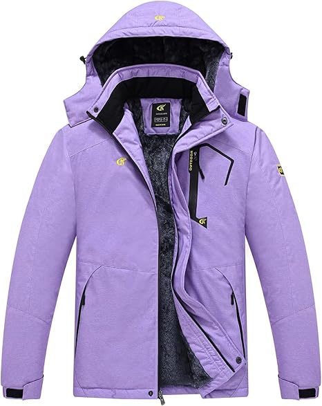 Waterproof Men's Winter Jacket - Max-Purple-S-Nora Luxe
