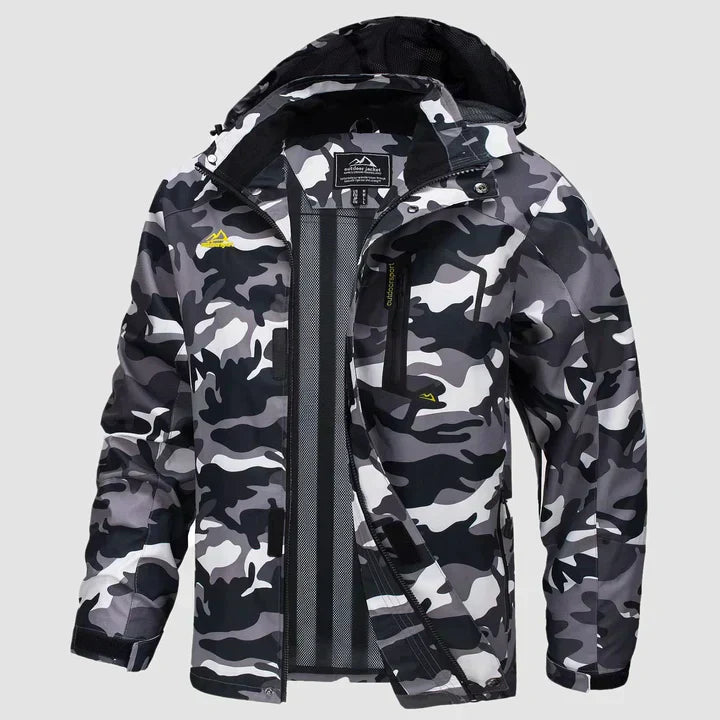 Waterproof Men's Winter Jacket - Viktor-Denim Blue-L-Nora Luxe