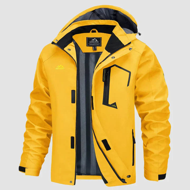 Waterproof Men's Winter Jacket - Viktor-Denim Blue-L-Nora Luxe