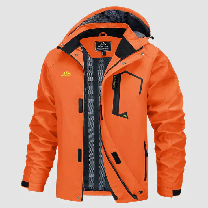 Waterproof Men's Winter Jacket - Viktor-Denim Blue-L-Nora Luxe