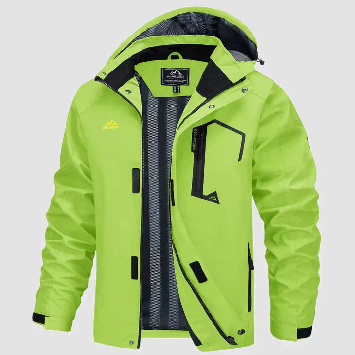 Waterproof Men's Winter Jacket - Viktor-Denim Blue-L-Nora Luxe
