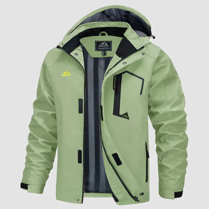 Waterproof Men's Winter Jacket - Viktor-Denim Blue-L-Nora Luxe