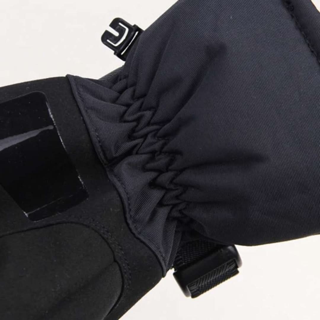Waterproof Motorcycle Gloves for Winter - ShieldRide-Black-M-Nora Luxe