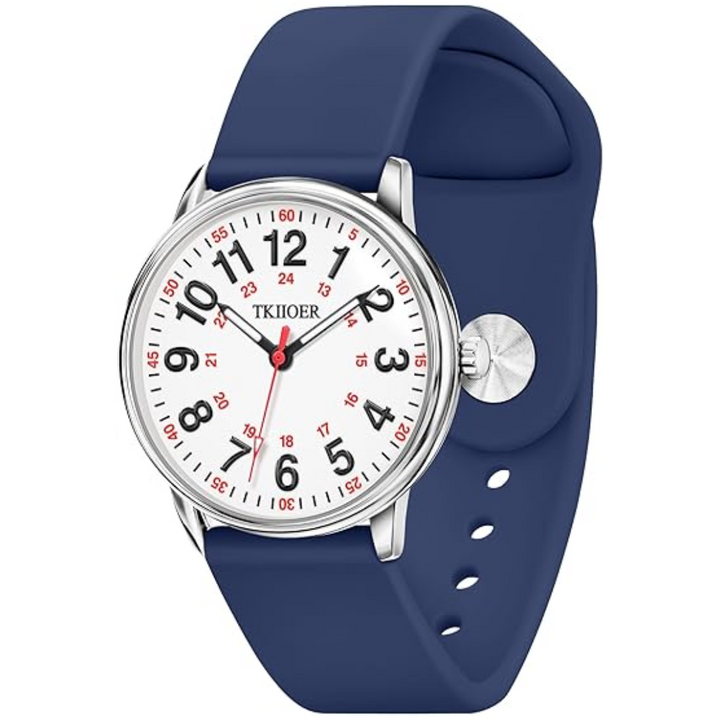 Waterproof Nurses Watch - Denny-Marine Blue-Nora Luxe