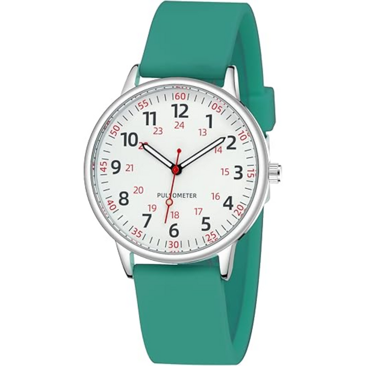 Waterproof Nurses Watch - Femke-Green-Nora Luxe