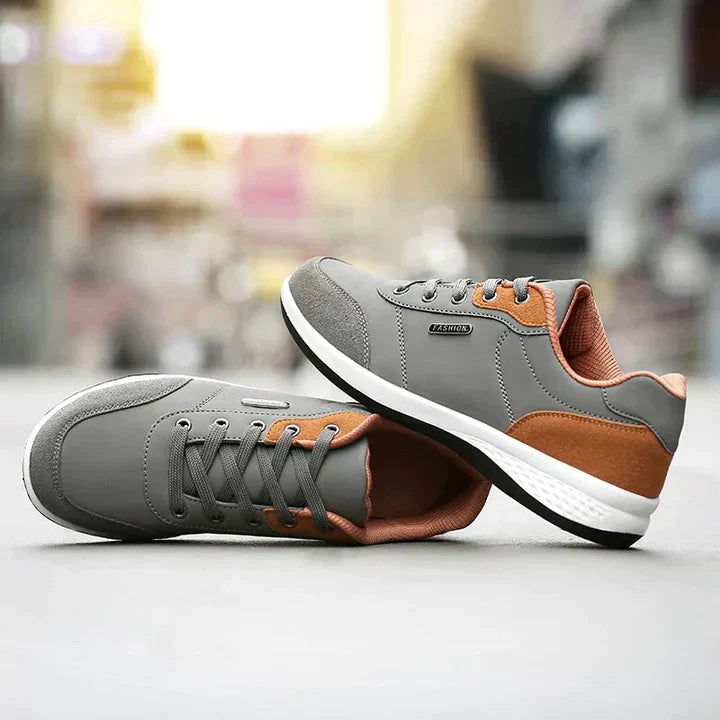 Waterproof orthopedic everyday shoes with slip protection – Rovan-Grey-5.5-Nora Luxe