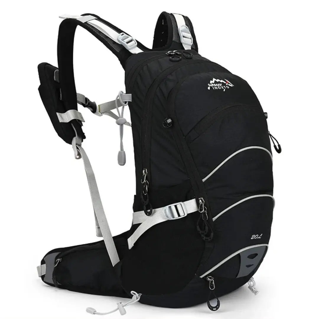 Waterproof Outdoor Backpack 20L - TrailBlazer-Black-Nora Luxe