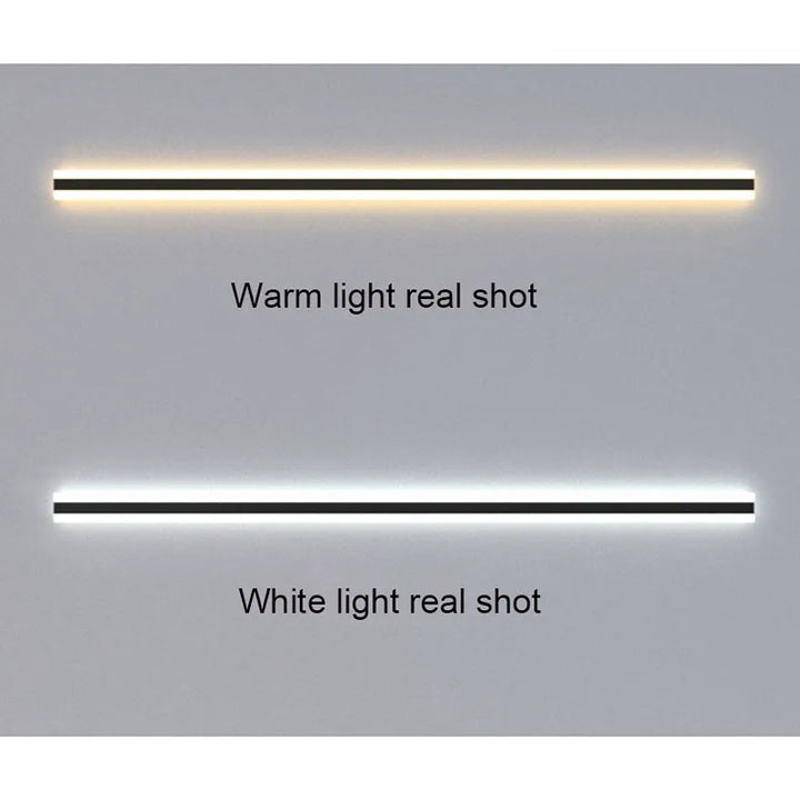Waterproof Outdoor Wall Lamp - AquaLume-Warm White-11.81 × 3.54 in 9W-Nora Luxe