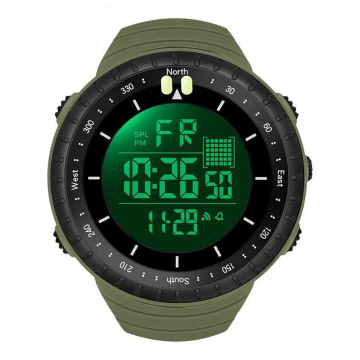 Waterproof Outdoor Watch - AdventureMaster-Black-Nora Luxe