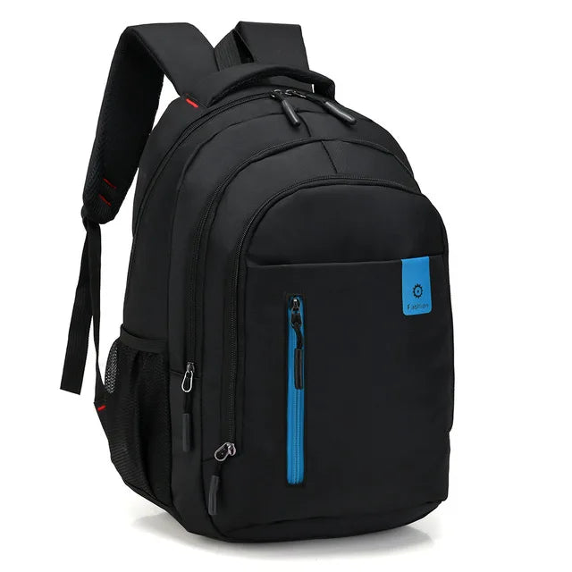 Waterproof Oxford Men's Backpack - UrbanGuard-Blue-B-Nora Luxe