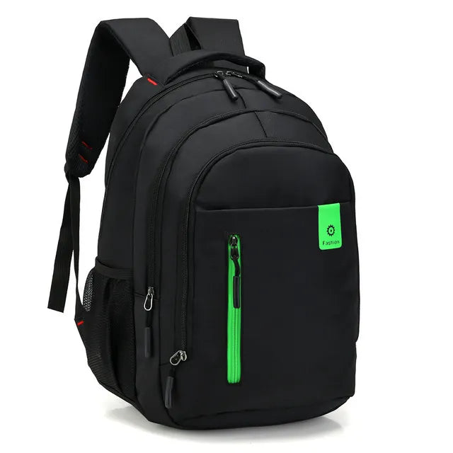 Waterproof Oxford Men's Backpack - UrbanGuard-Green-B-Nora Luxe
