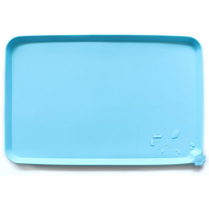 Waterproof Pet Feeding Mat - Protect Your Floors Now!-Blue-18.89 x 11.81 inches-Nora Luxe