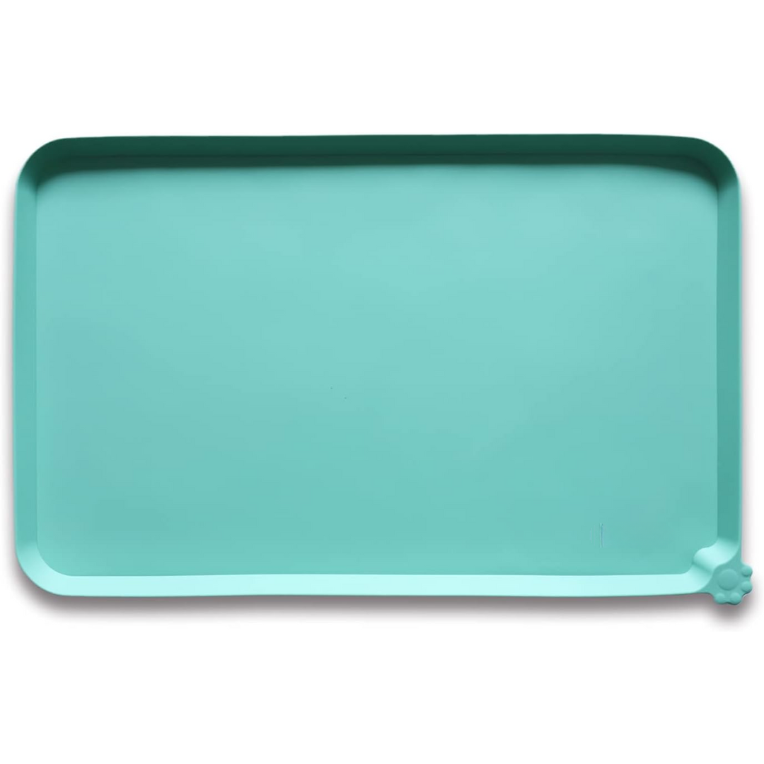 Waterproof Pet Feeding Mat - Protect Your Floors Now!-Mint Green-18.89 x 11.81 inches-Nora Luxe