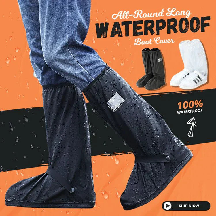 Waterproof Shoe Protectors - RainShield-Black-S (4.0-4.5)-Nora Luxe