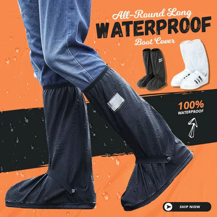 Waterproof Shoe Protectors - RainShield-Black-S (4.0-4.5)-Nora Luxe