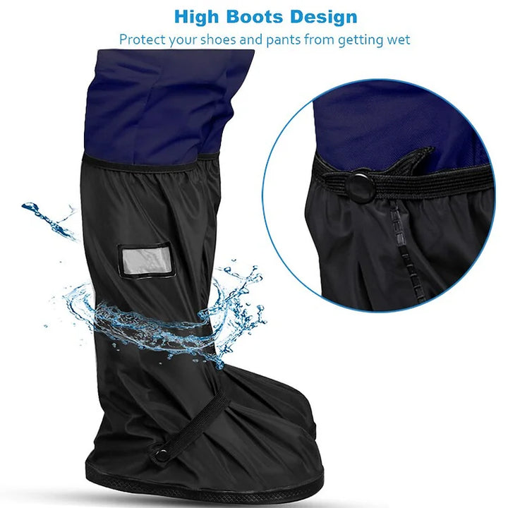 Waterproof Shoe Protectors - RainShield-Black-S (4.0-4.5)-Nora Luxe