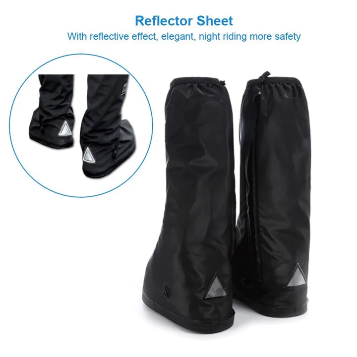 Waterproof Shoe Protectors - RainShield-Black-S (4.0-4.5)-Nora Luxe