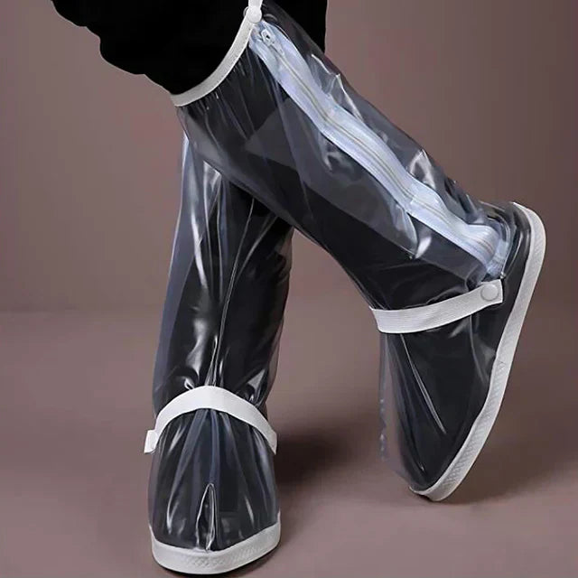 Waterproof Shoe Protectors - RainShield-White-S (4.0-4.5)-Nora Luxe