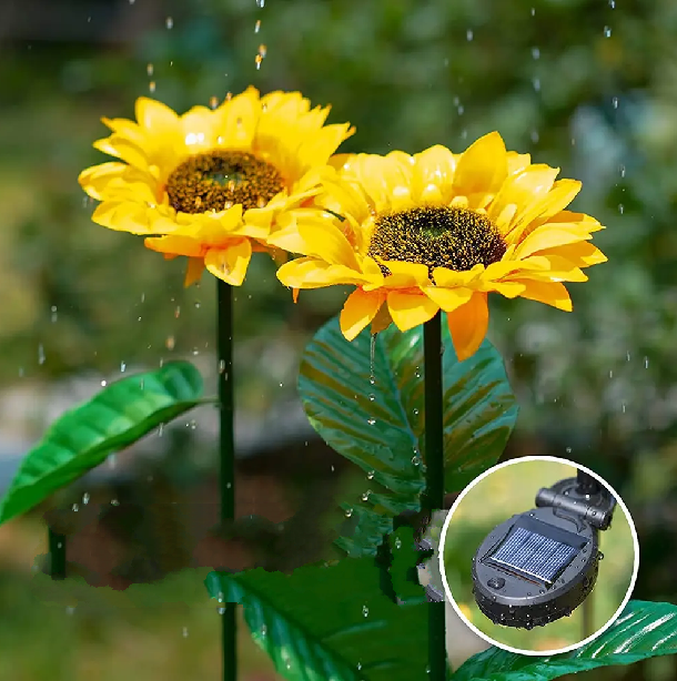 Waterproof Solar Energy Sunflower Lamp - SolarBloom-1-Nora Luxe